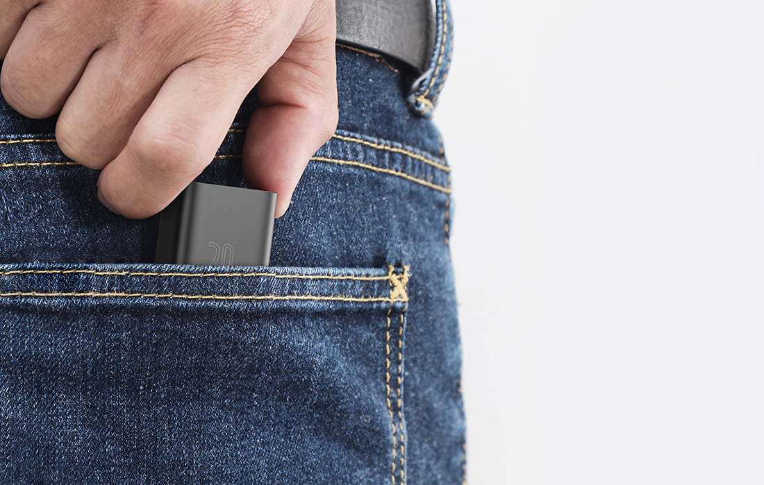 Super brzi punjač 20W sa USB-C kablom 1m BASEUS crni