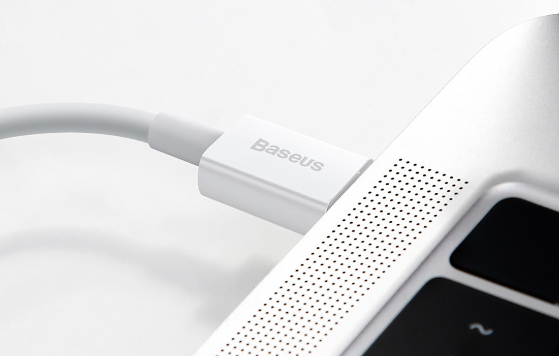 Kabal USB-C na Lightning BASEUS 2m bijeli, kopiranje fajlova u kratkom roku