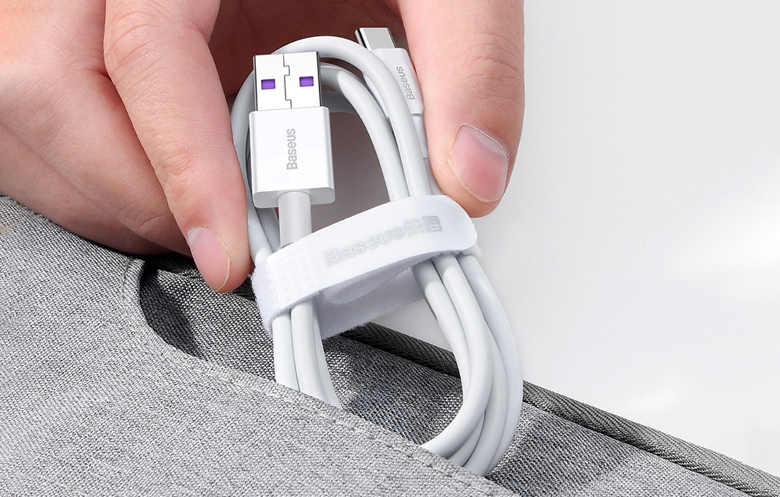 Kabal USB-A na USB-C BASEUS 1m crni lako se skladišti