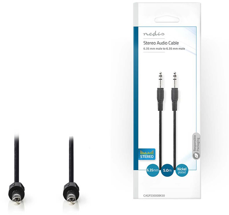 Mikrofonski kabal NEDIS  6.35mm 5m