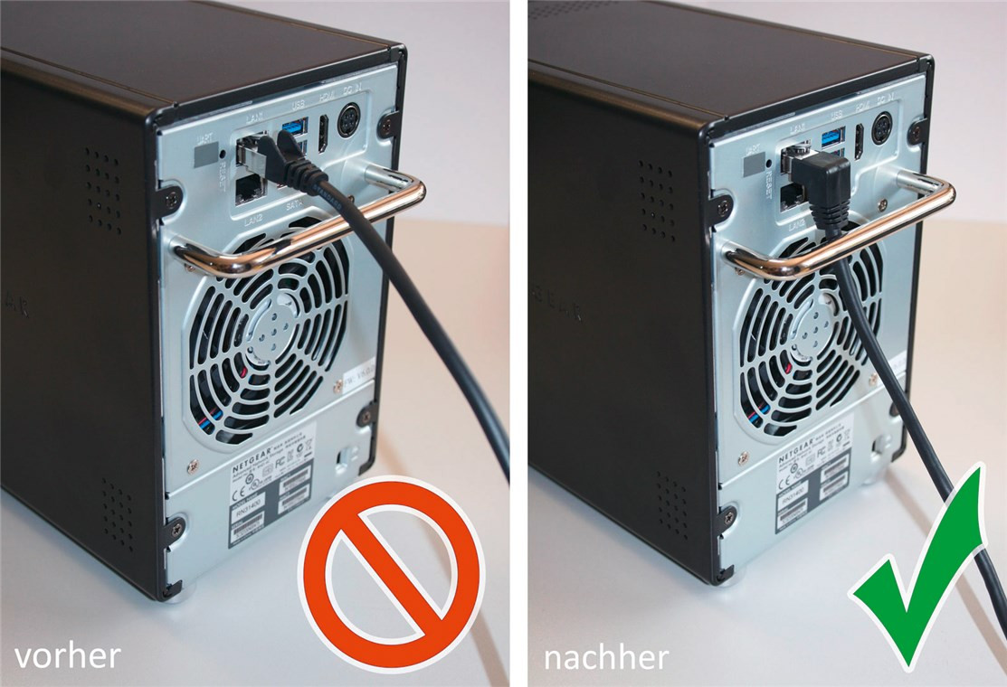 Ugaoni mrežni kabal CAT6 U/UTP 1m bijeli