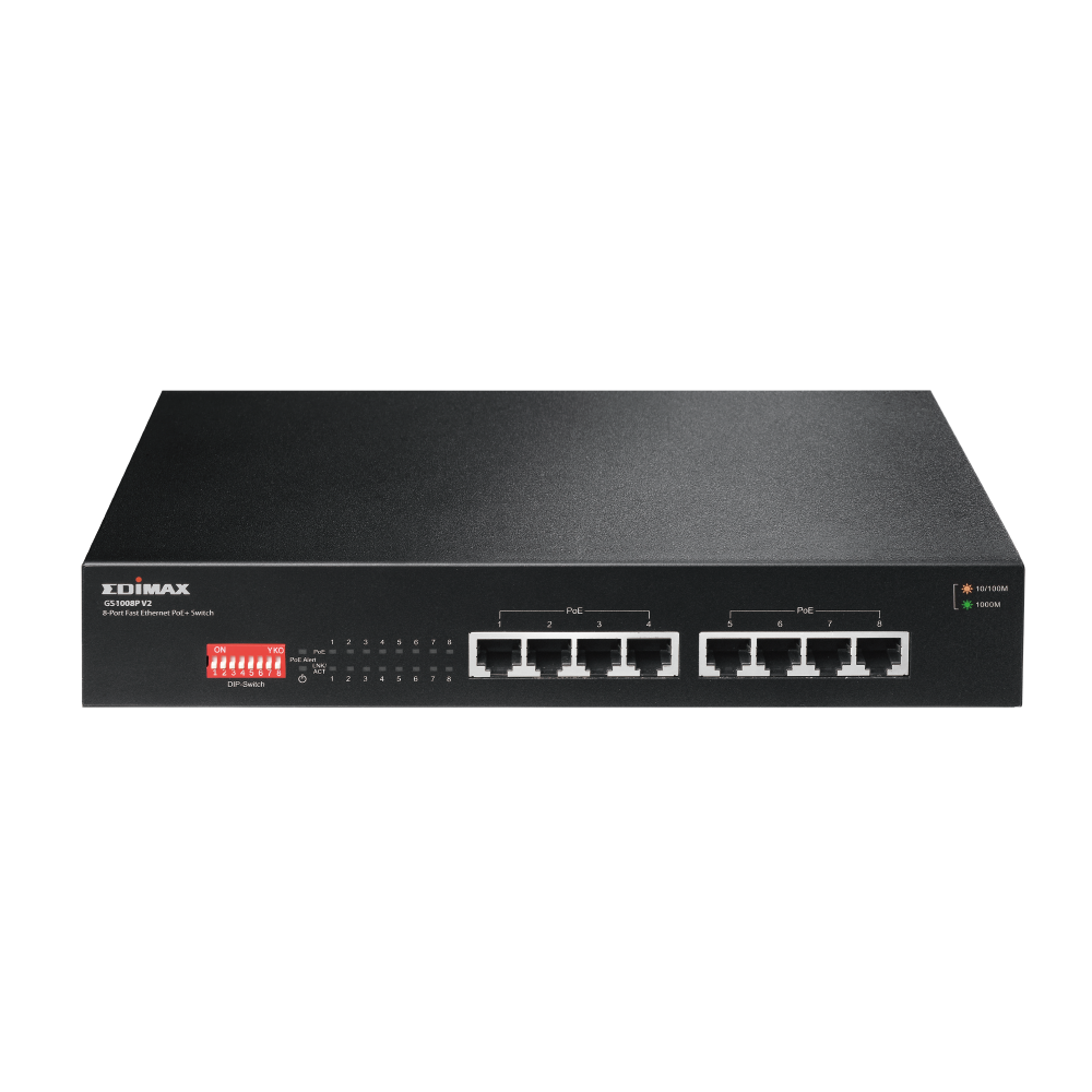 Gigabitni switch 8 portni GS-1008P V2 EDIMAX