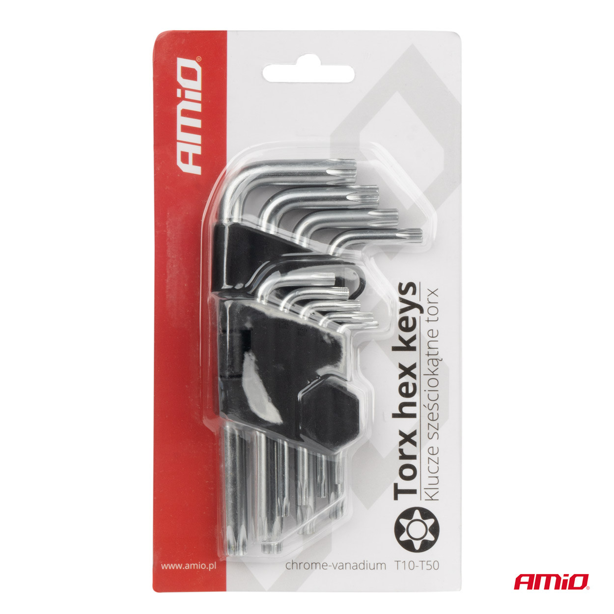 Set torx ključeva 125mm AMIO 9/1