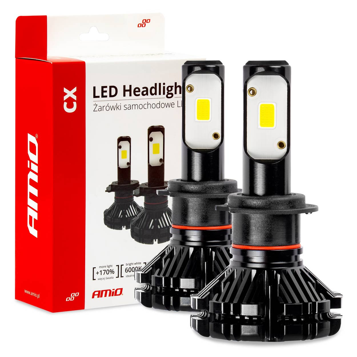 Auto sijalica H7 LED 6000K AMIO 30W 6/18V