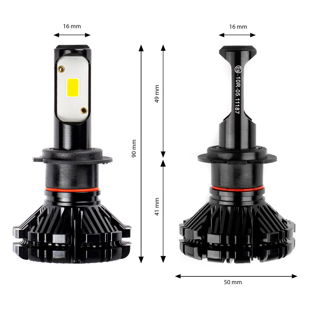 Auto sijalica H7 LED 6000K AMIO 30W 6/18V