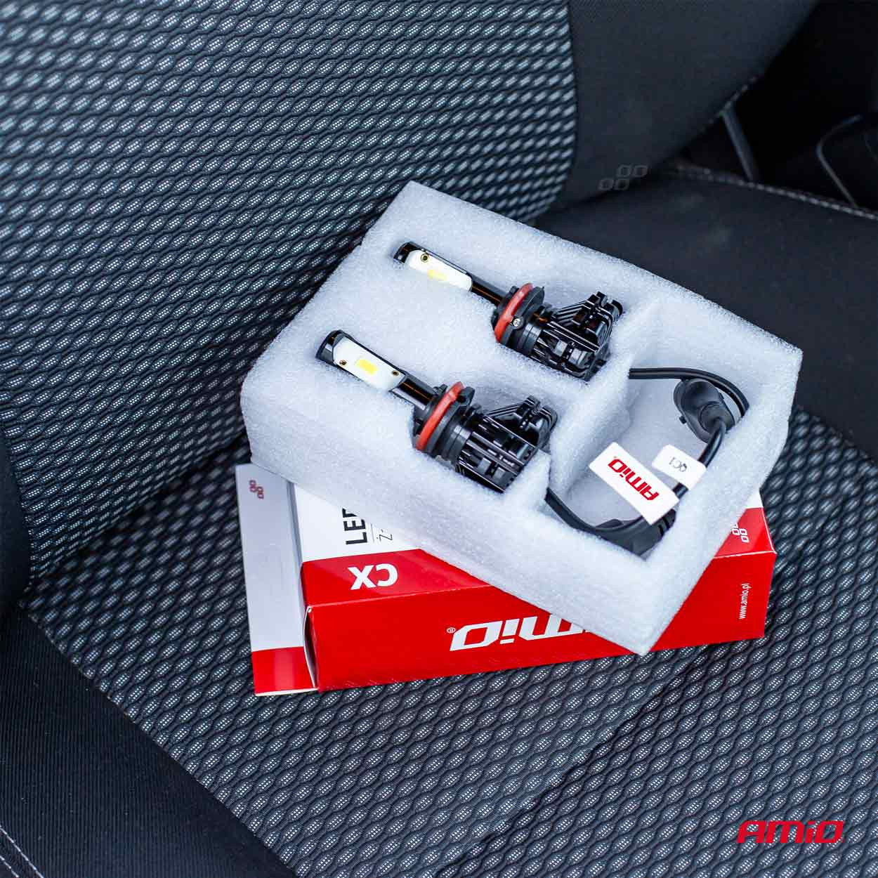 Auto sijalica H8 H9 H11 LED 6000K AMIO 30W 6/18V