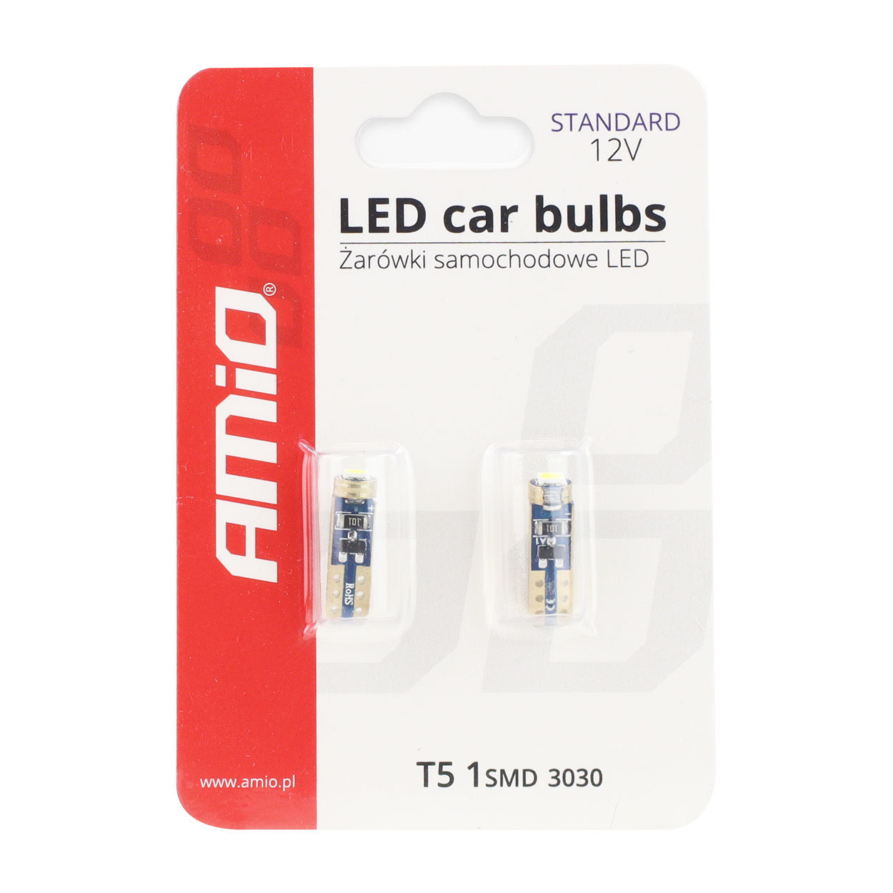 Auto sijalica T5 W1W 1xSMD 5600K AMIO