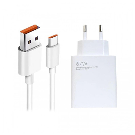 Punjač  67W sa kablom USB-A na USB-C 1m XIAOMI