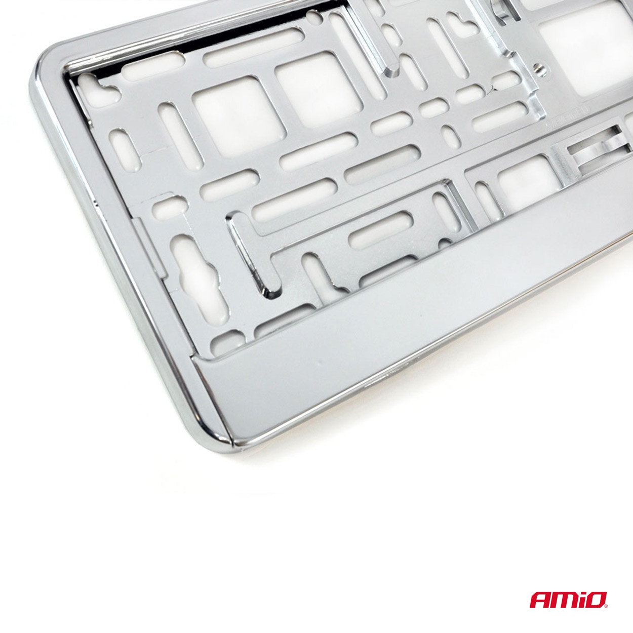 Okvir za registarske tablice AMIO metalik hrom