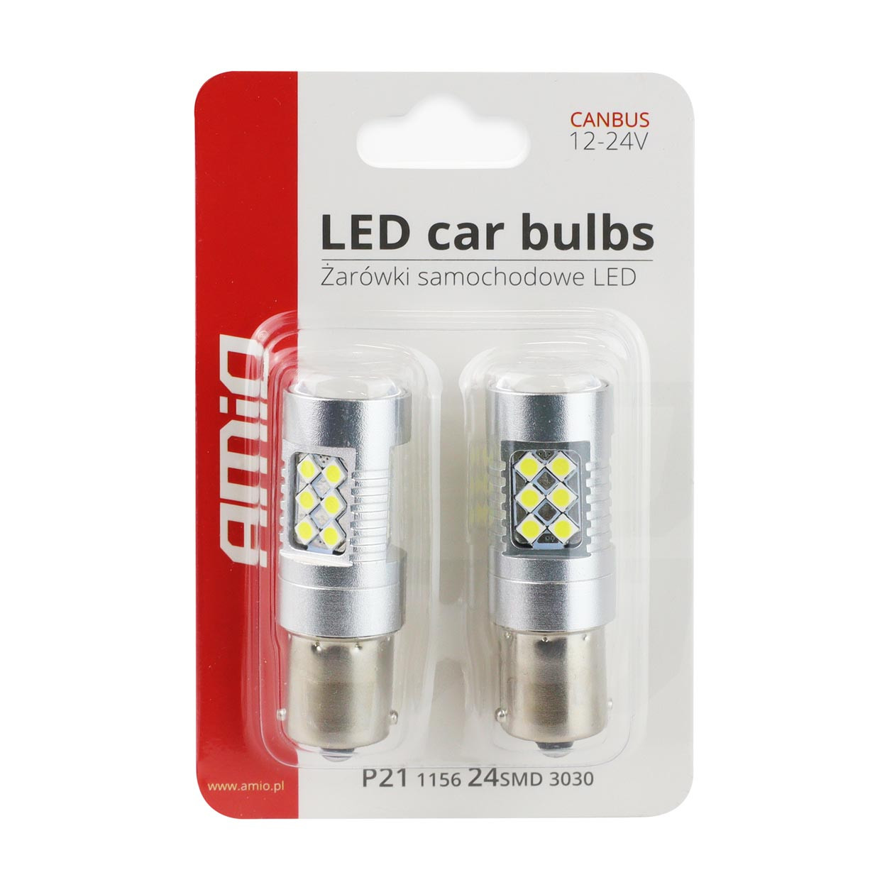 Auto sijalica BA15S P21W LED 5600K AMIO