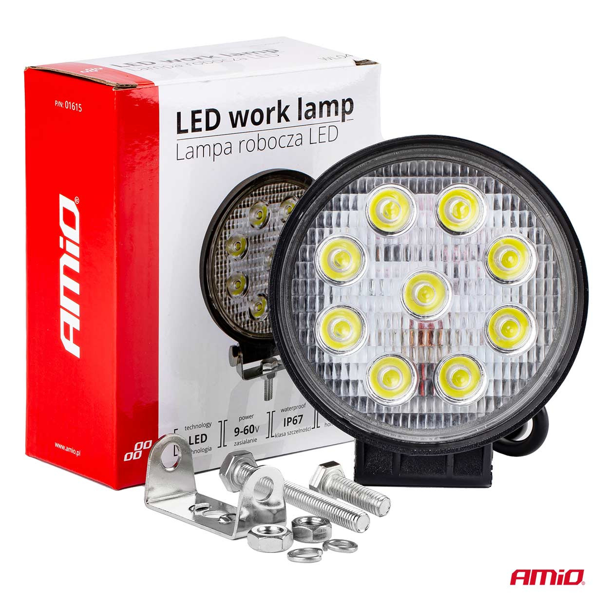 Auto radna lampa LED 6000K AMIO