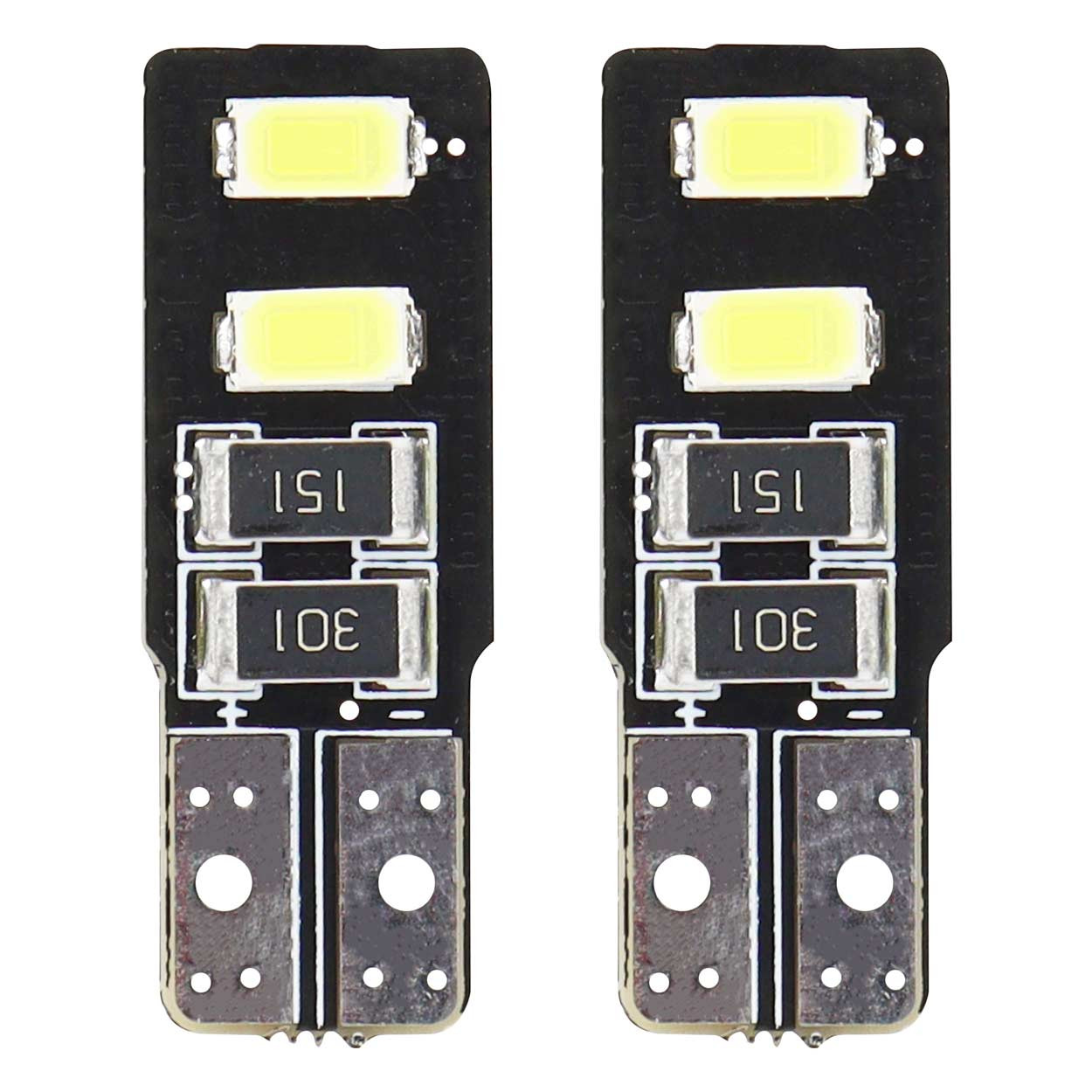 Auto sijalica 4SMD T10 W5W LED 6500K AMIO