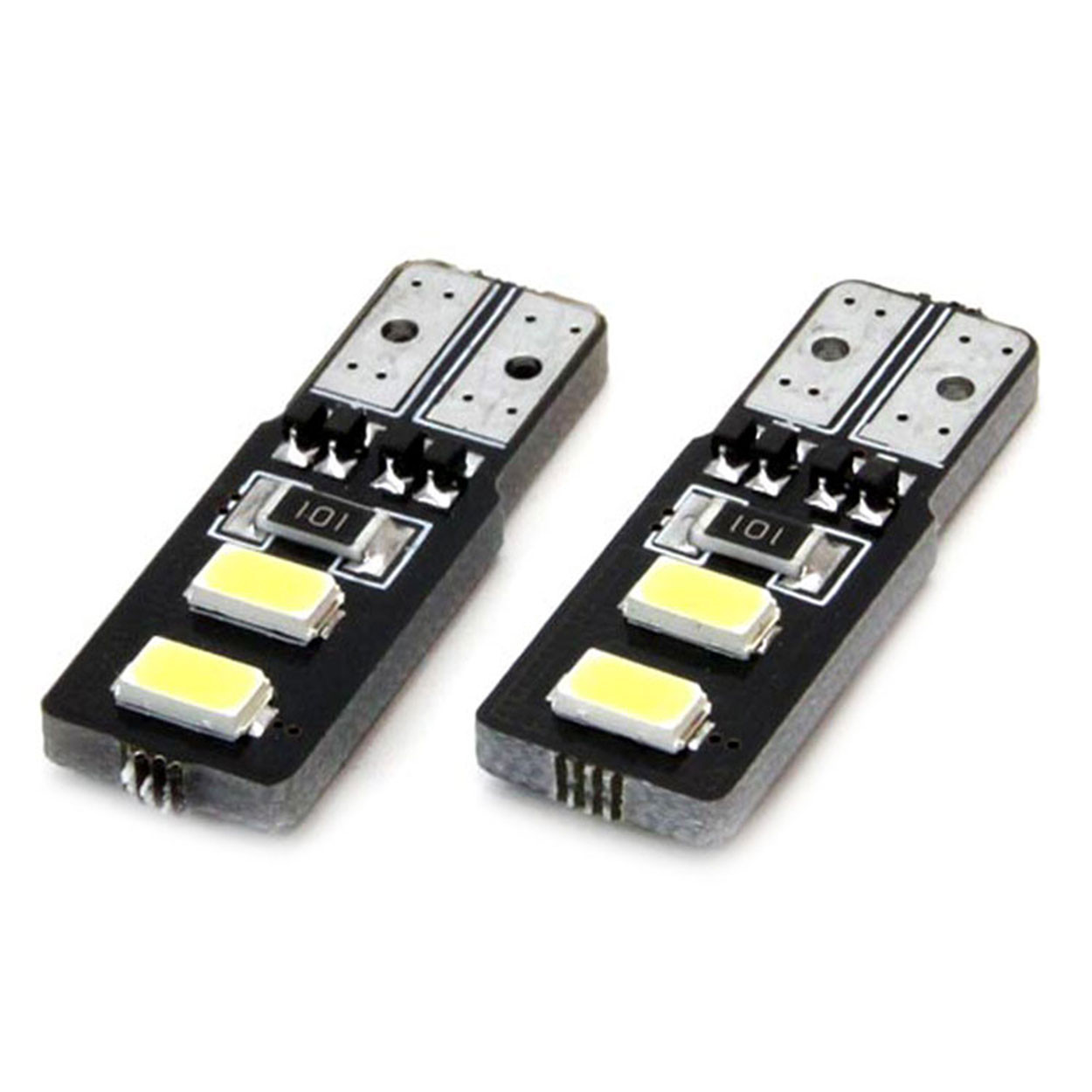 Auto sijalica 4SMD T10 W5W LED 6500K AMIO