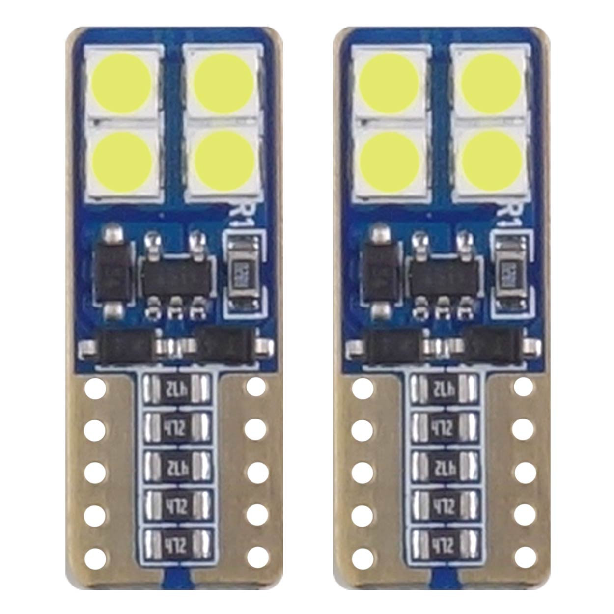 Auto sijalice 8SMD T10e W5W LED 5600K AMIO