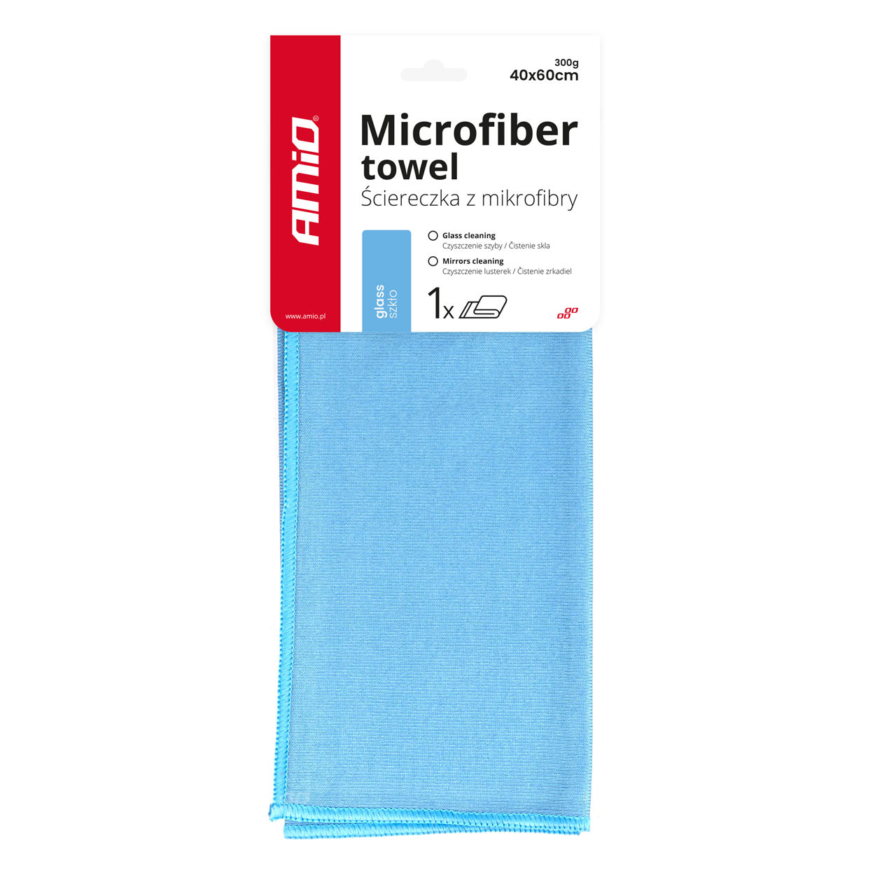 Mikrofiber krpa za stakla 40x60cm AMIO