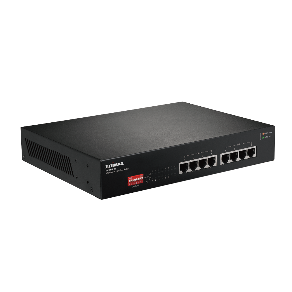 Gigabitni switch 8 portni GS-1008P V2 EDIMAX