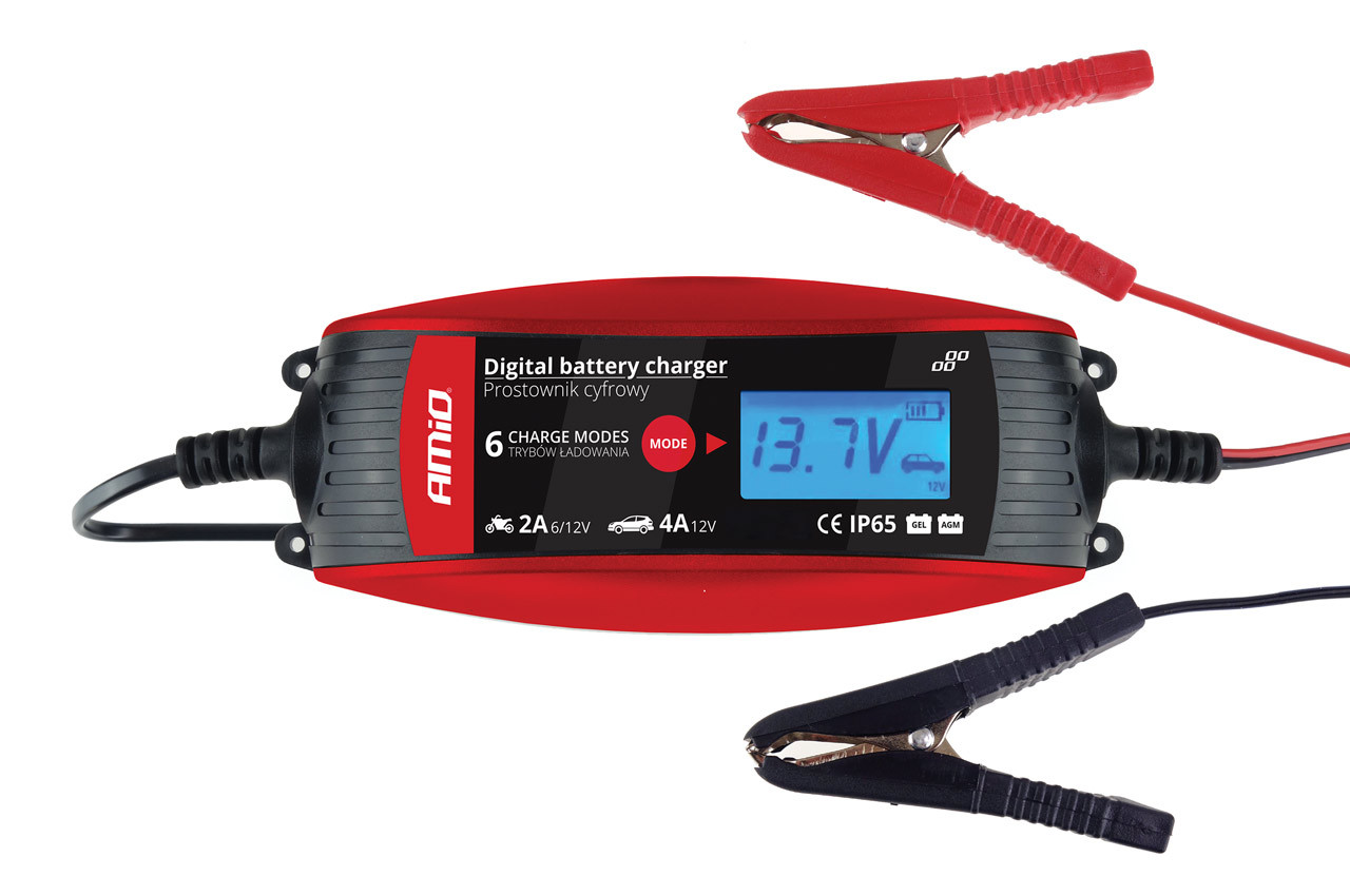 Digitalni punjač akumulatora 6V/12V AMIO