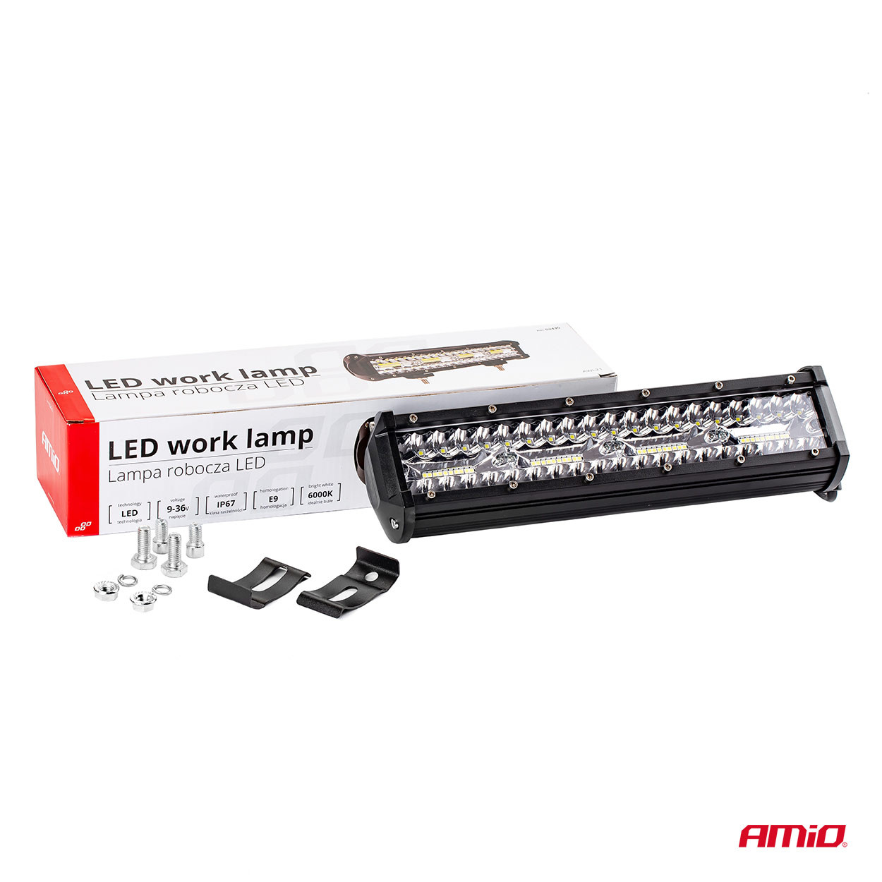 Auto LED radna lampa 6500K 6400lm IP67 AMIO