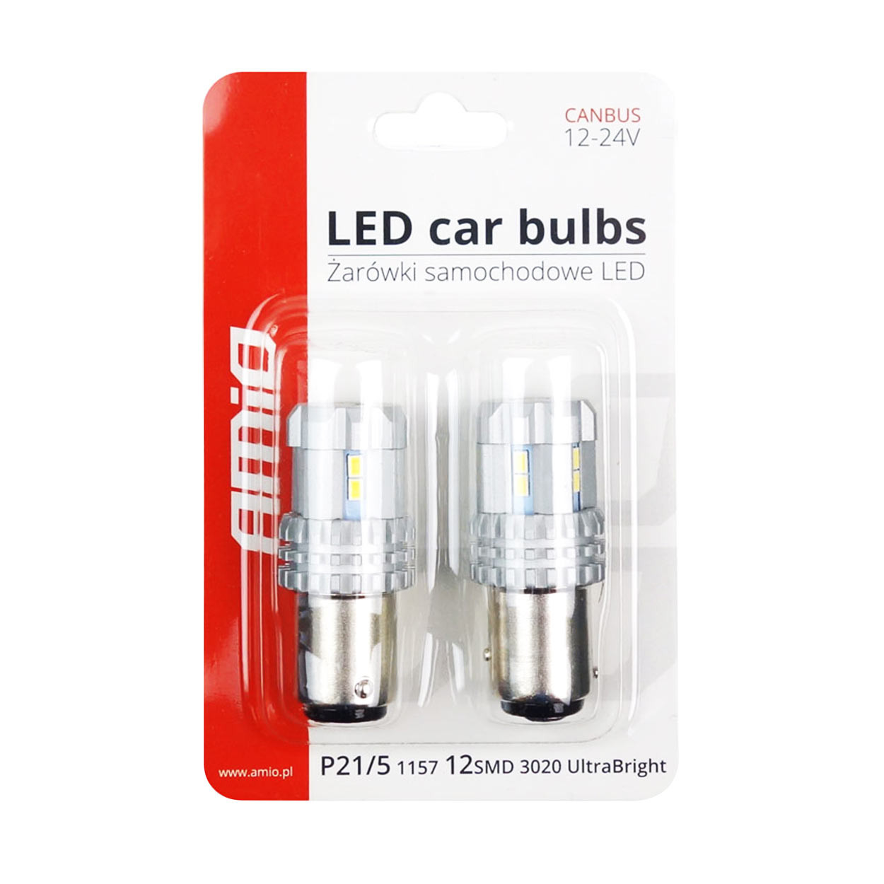 Auto sijalica LED CANBUS 3020 22SMD P21/5W AMIO