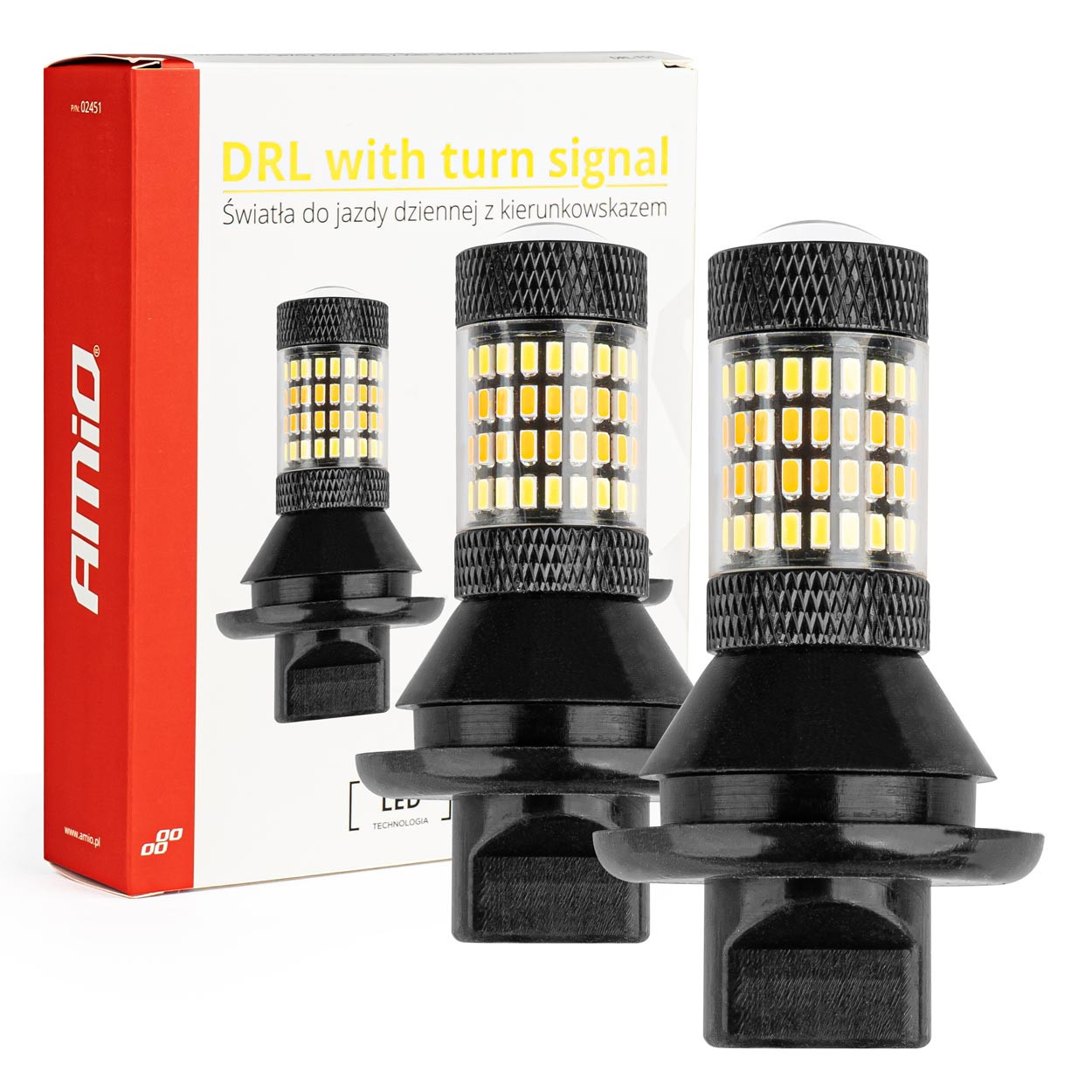 Auto sijalica sa pokazivačem smjera i canbus adapterom PY21W BAU15S LED