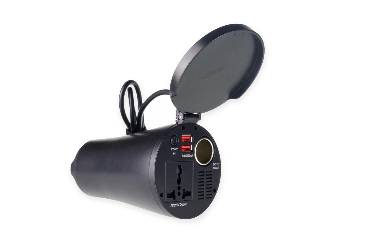 Inverter za auto 12V na 220V 150W 2XUSB AMIO