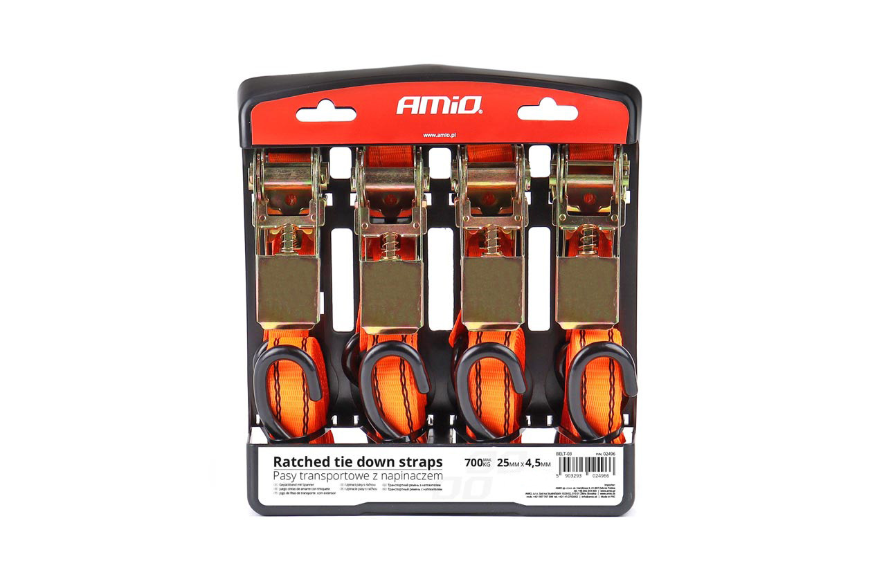 Set španera sa čegrtaljkom 4/1 AMIO BELT-03 25mm