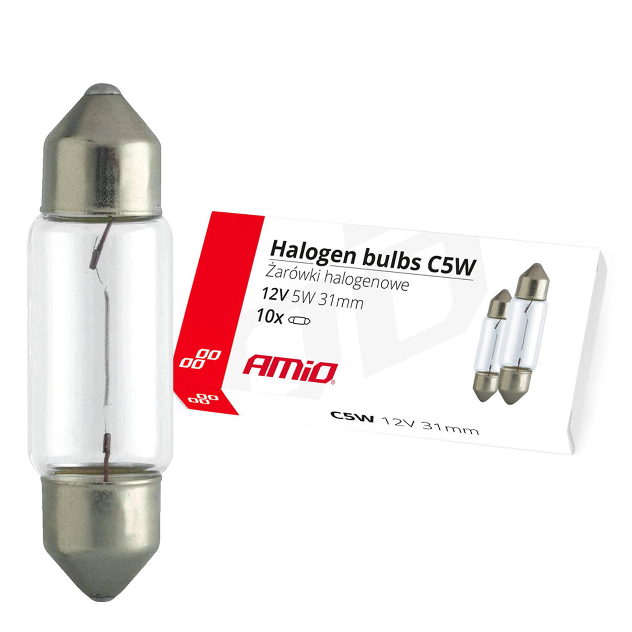 Auto sijalica C5W halogena Festoon AMIO