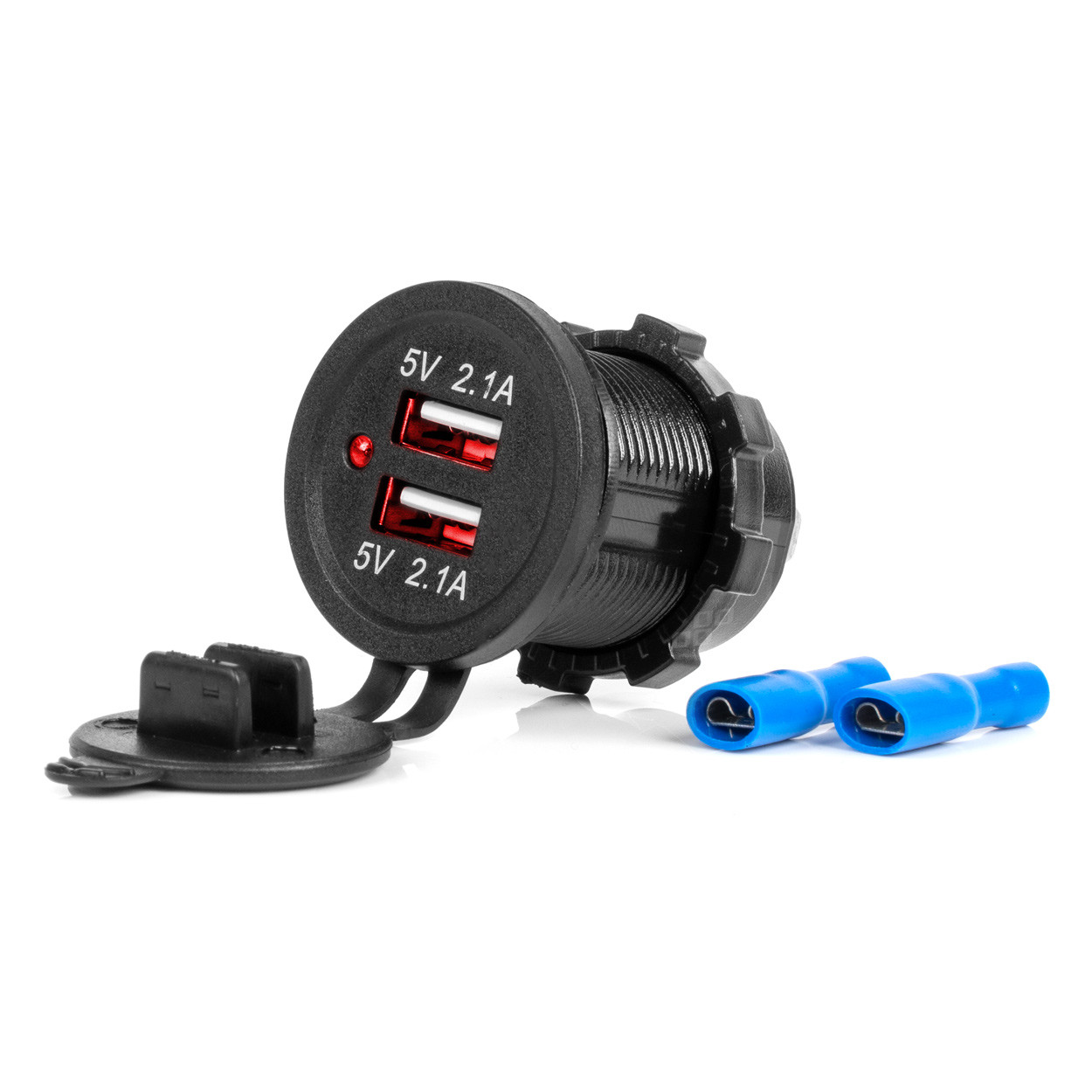 Ugradbeni auto punjač sa 2xUSB 12-24V AMIO