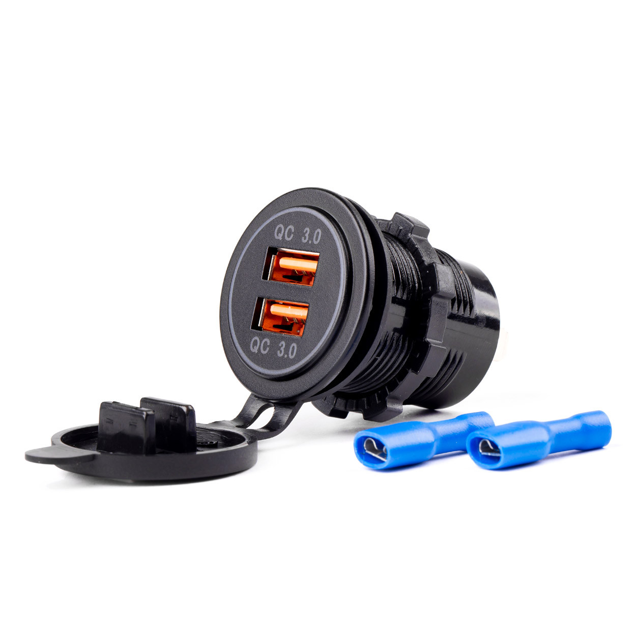 Auto punjač ugradbeni QC 3.0  AMIO