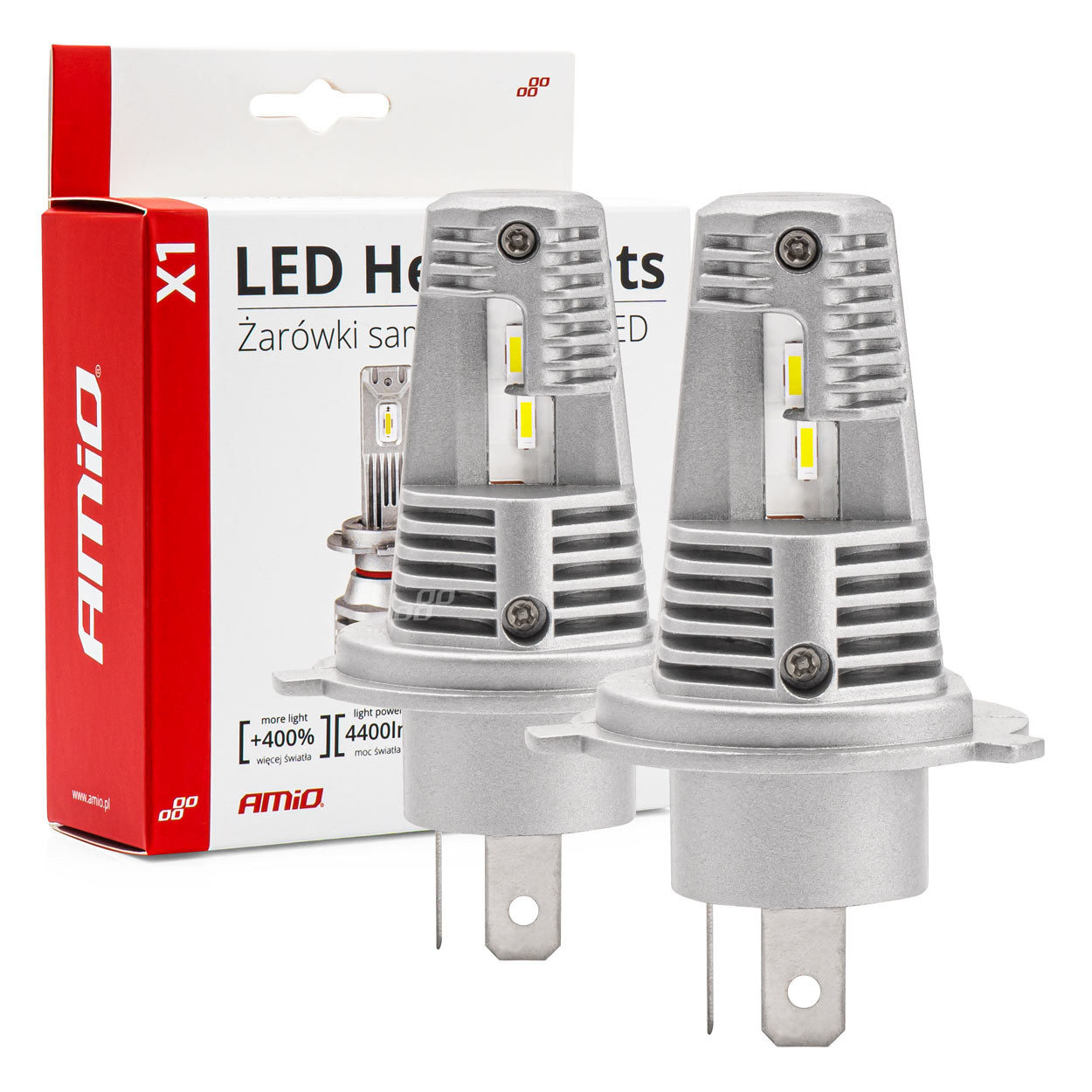 Auto sijalica  X1 H4 LED 6500K AMIO