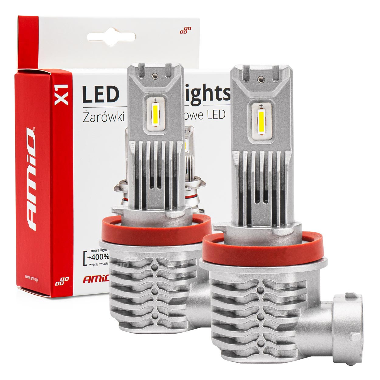 Auto sijalica H8 H9 H11 X1 LED 6500K AMIO
