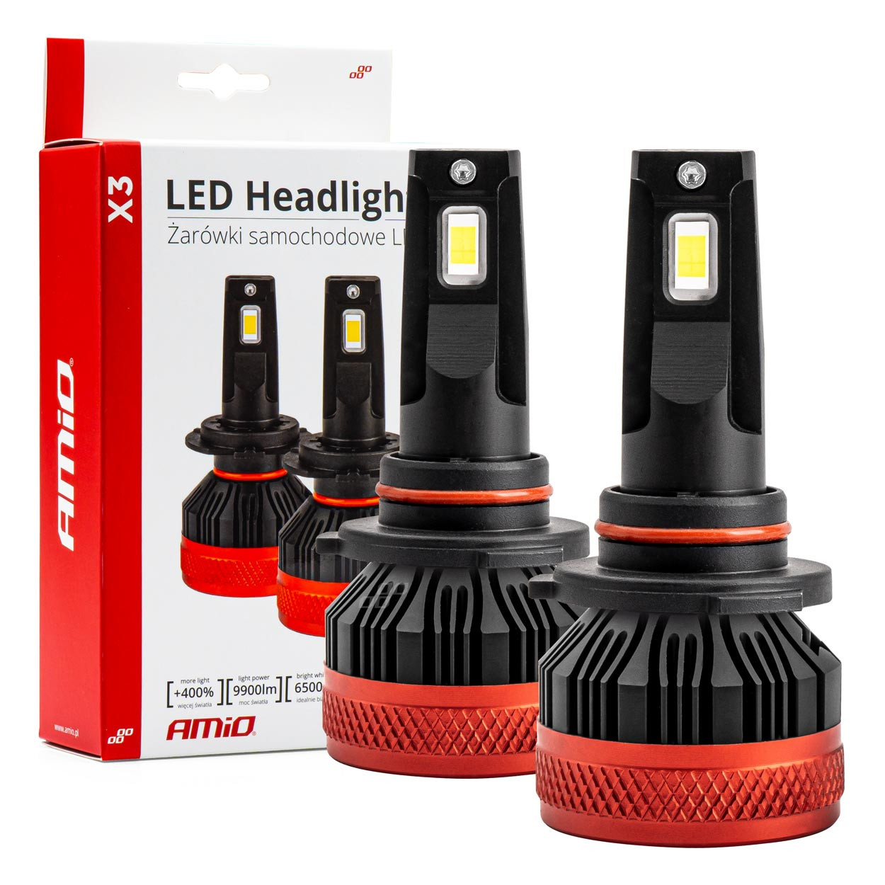 Auto sijalice HB3 HIR1 H10 LED 6500K AMIO