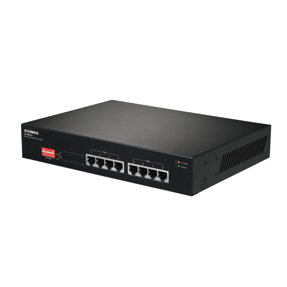 Gigabitni switch 8 portni GS-1008P V2 EDIMAX