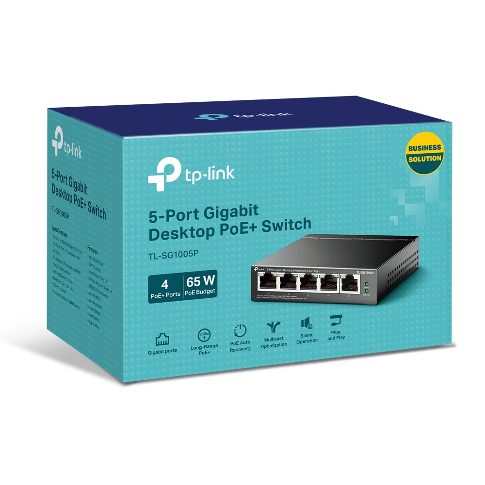 Gigabitni switch 5 portni TP-LINK TL-SG1005P