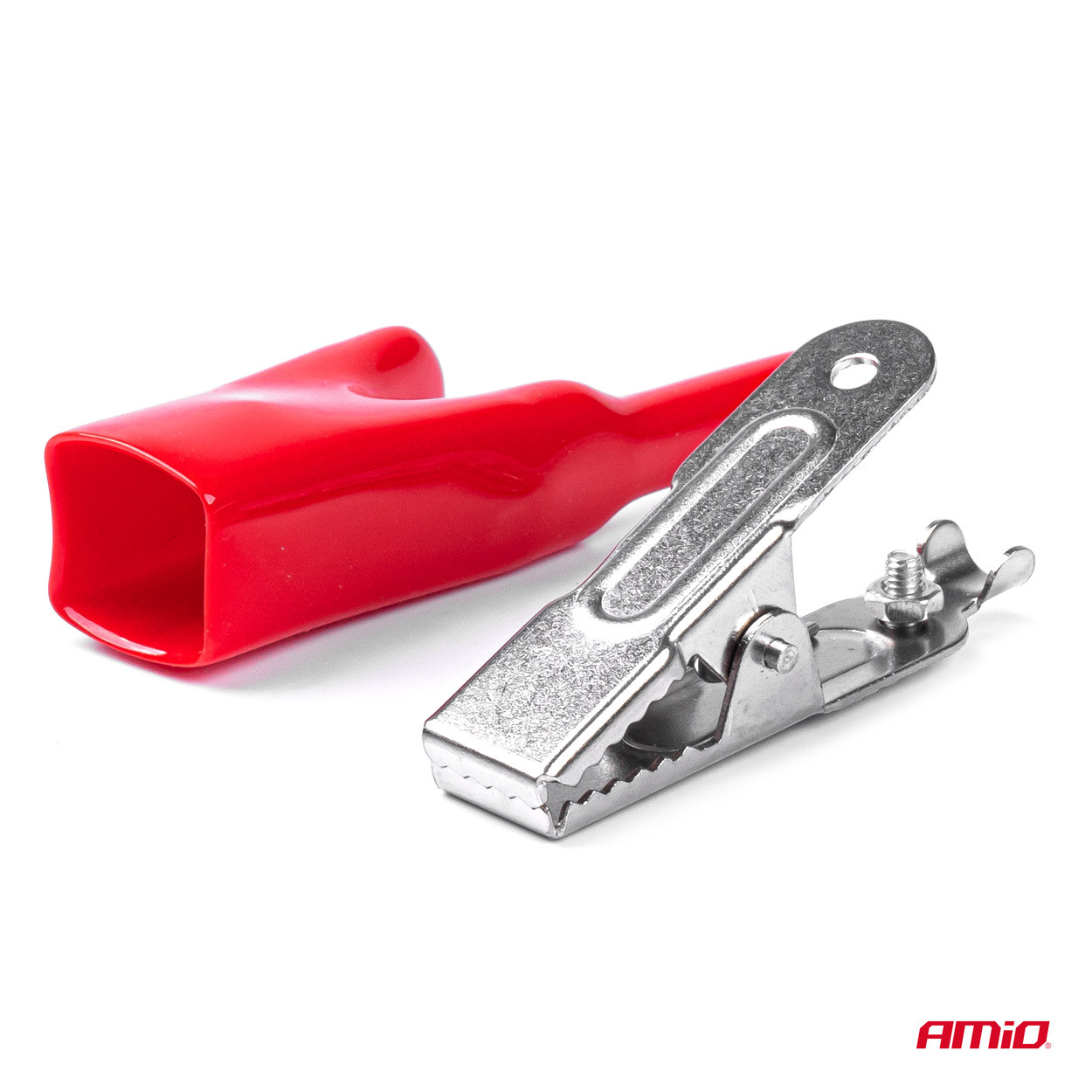 Krokodil šripaljke za akumulumatore 25A 75mm AMIO SET 2/1