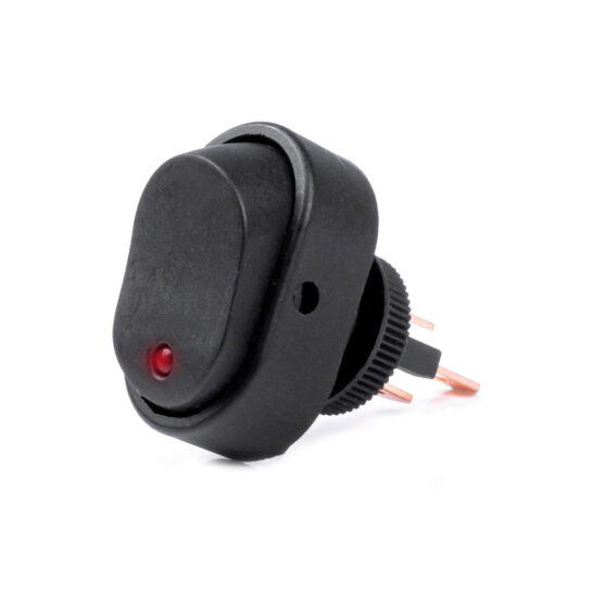 Rocker prekidač sa indikatorom 12-24V 30A crveno svjetlo
