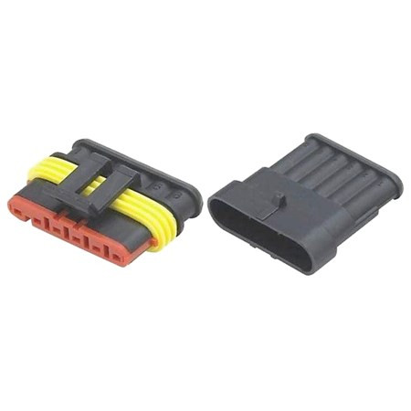 Konektor sa utičnicom vodootporni 6PIN 03360248