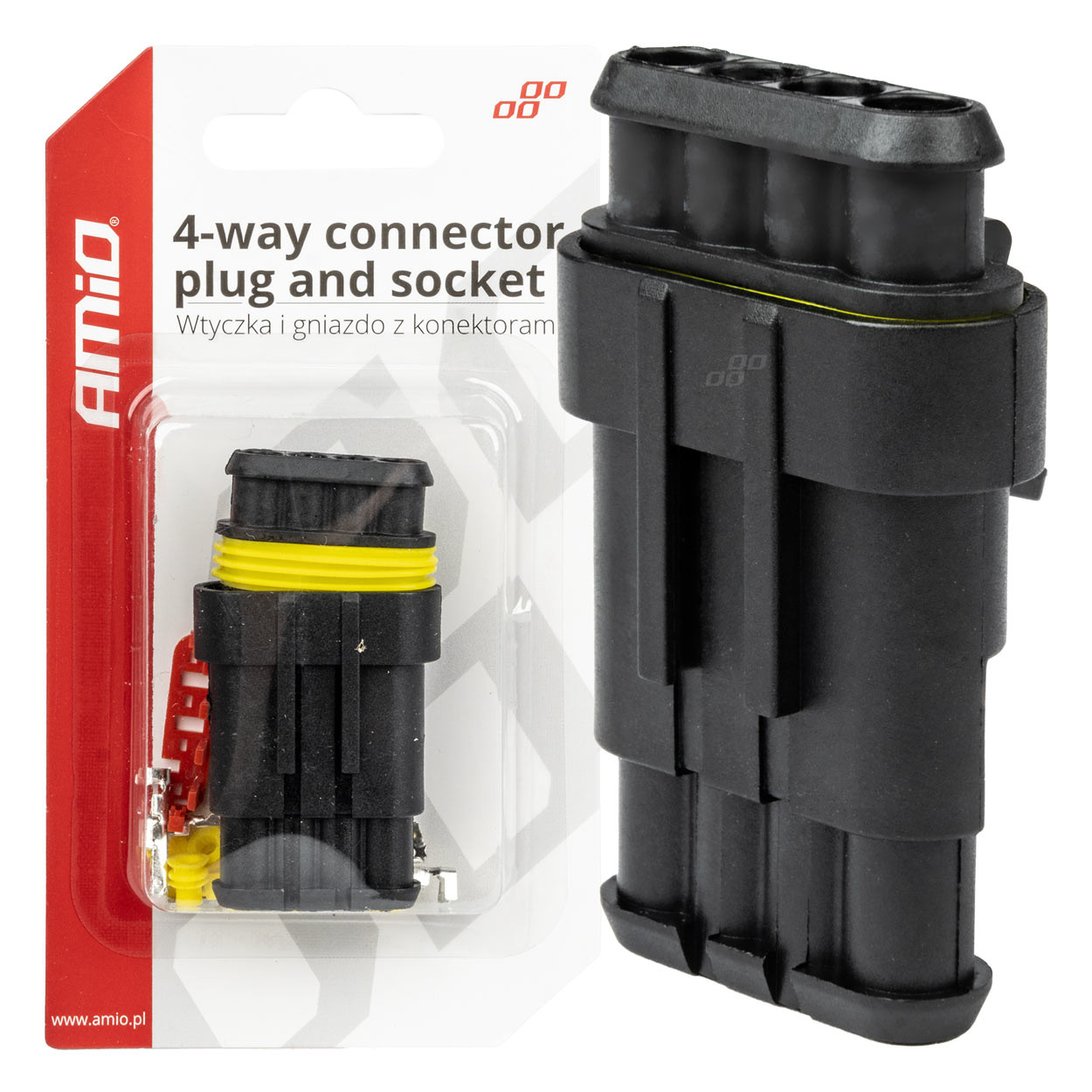 Konektor hermetički M/Z 4 PIN AMIO