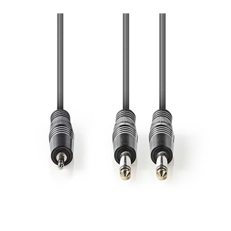 Mikrofonski kabal NEDIS  2x6.35mm na 3.5mm 1.5m