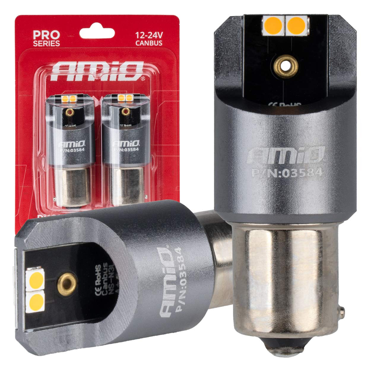 Auto sijalica LED PY21W 3W AMIO