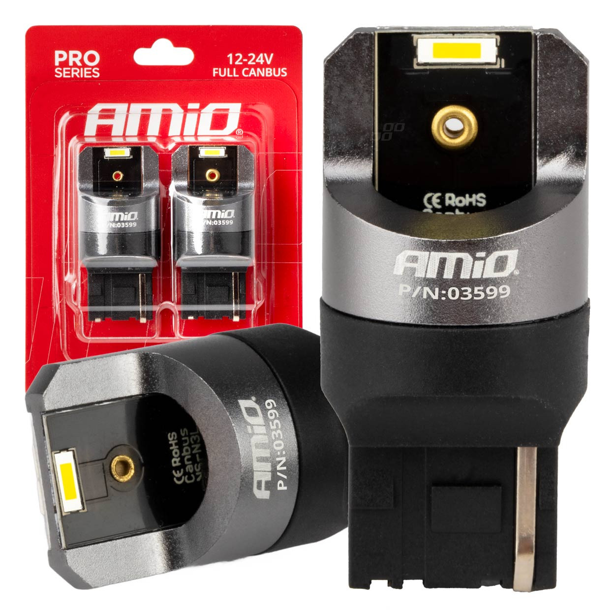 Auto sijalica W21W 2SMD 6000K AMIO