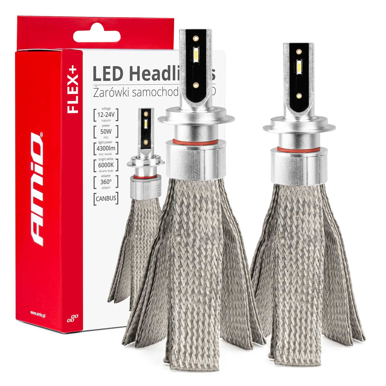 Auto sijalica H7 FLEX Canbus LED 6000K AMIO