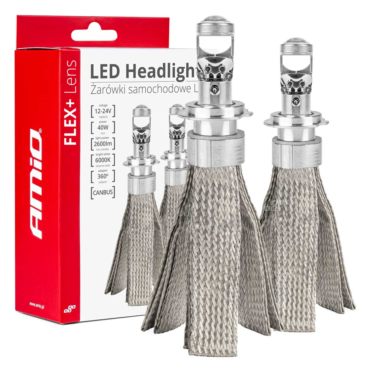 Auto sijalica H7/H18 LED 6000K AMIO