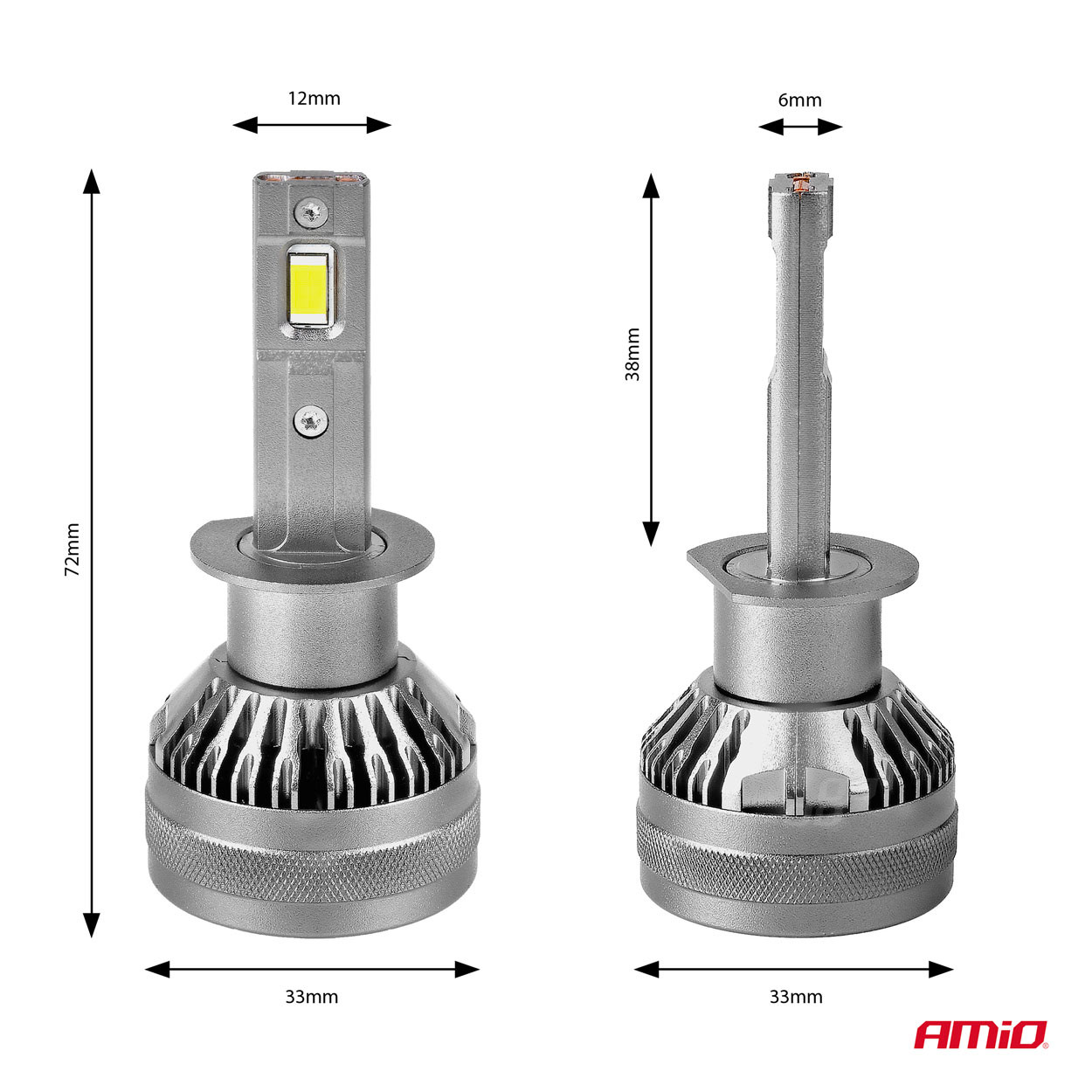 Auto sijalica H1 HP LED canbus 6500K AMIO