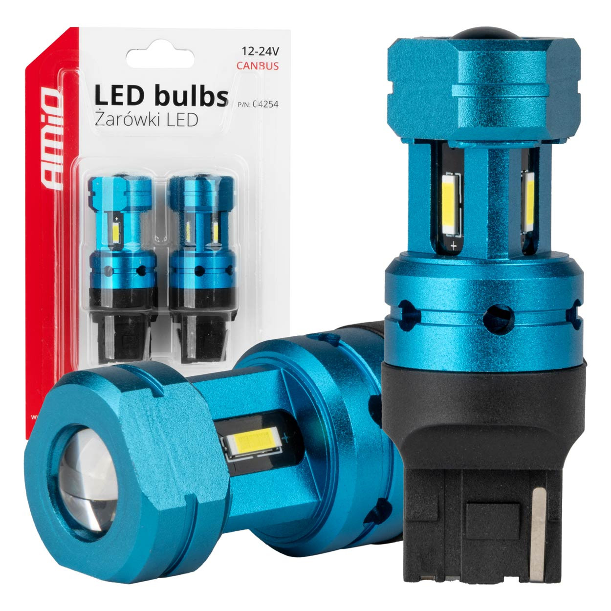 Auto sijalica T20 W21W LED Canbus AMIO