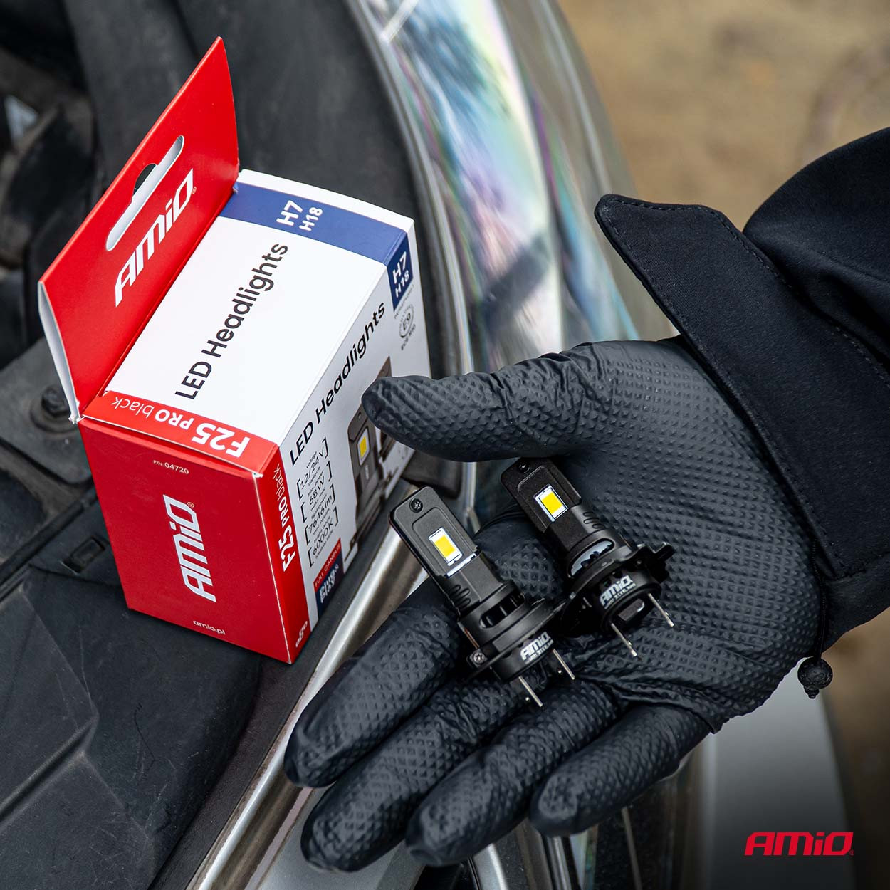 Auto sijalica H7 H18 LED F25 Pro Full Canbus AMIO