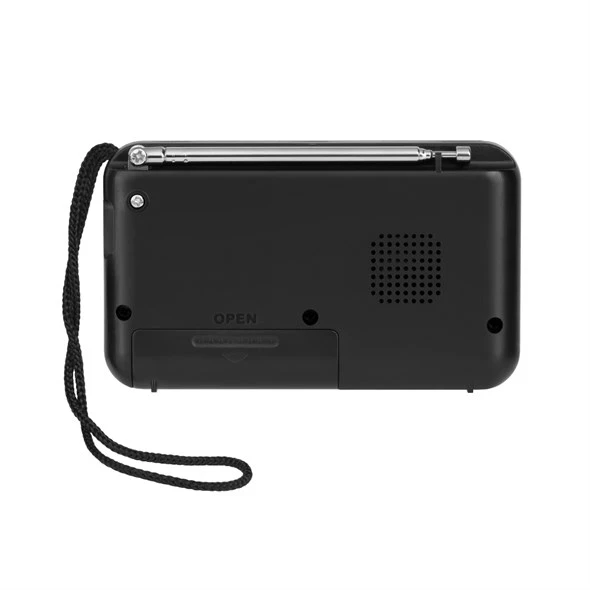 Džepni prenosivi radio AM/FM KM0819 3V sivi