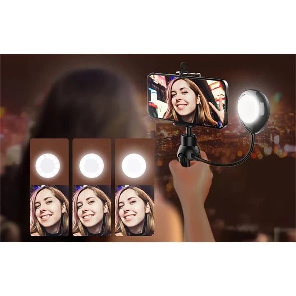 Držač za mobitel sa LED svijetlom APEXEL crni