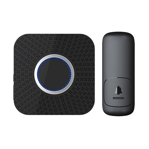 Bežično zvono kinetičko GETI GWDK108B crno