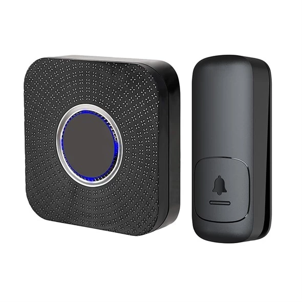 Bežično zvono kinetičko GETI GWDK108B crno